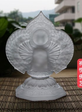 极速禅悦古法琉璃千手观音坐相款造型H佛像寺庙佛堂家居供奉工艺