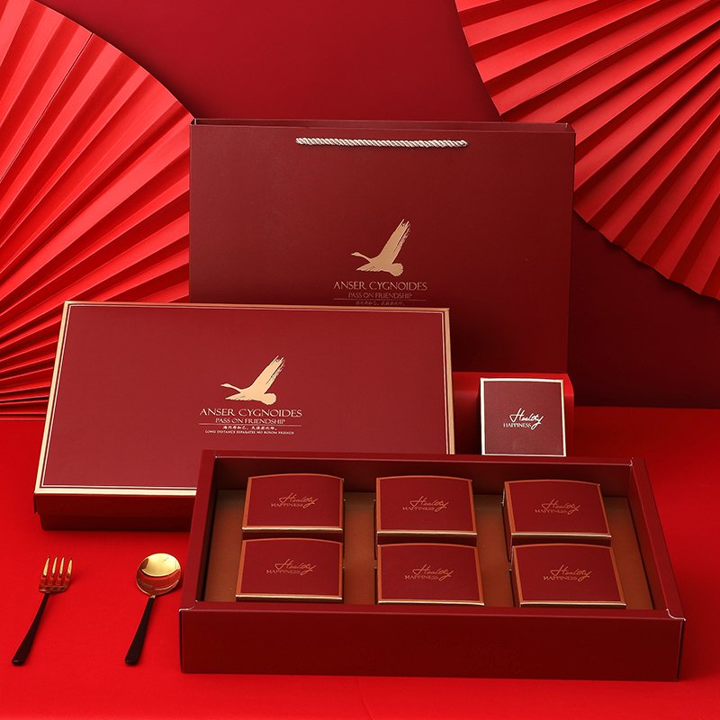 极速月饼包装盒蛋i黄酥125克冰皮50高z高端定档X礼盒空盒子4四6粒