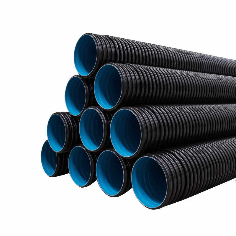 极速厂销2023康雨HDPE波纹管双壁波纹管排水管道市政工Z程污水管6