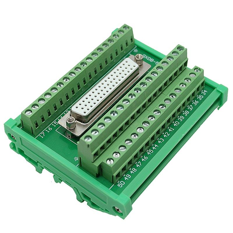 极速DB50孔母头接线端子板  转接板  接线模O块  分线器  端子台