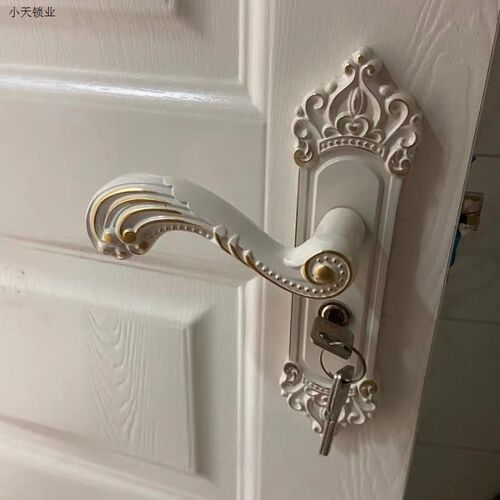 室内门锁家用通用型卧室房门锁欧式静音门把手柄老式换锁木门锁.