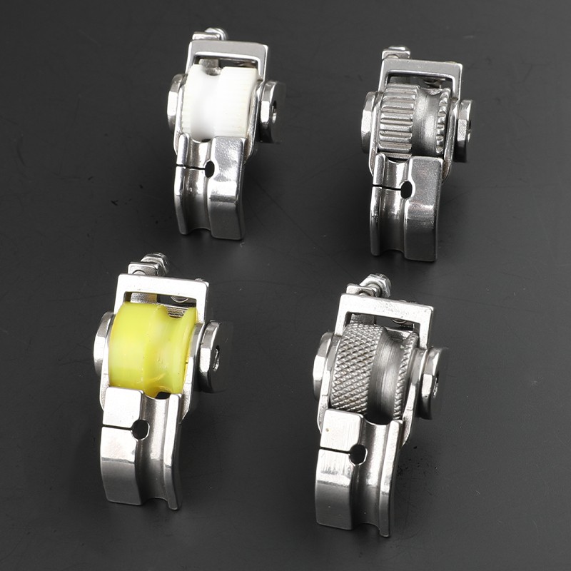 嵌线滚轮压脚0.3/0.5/0.6 左槽右槽绳子压脚带轮橡胶轮麻花轮包邮