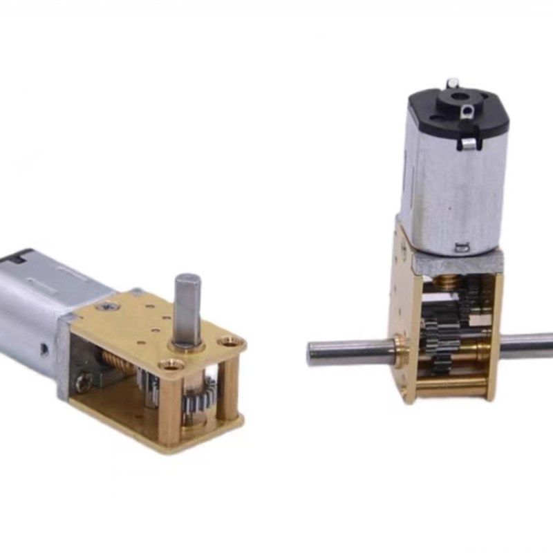 蜗轮蜗杆1218-N20减速马达 智能小车3V6V12V微型直流齿轮低速电机