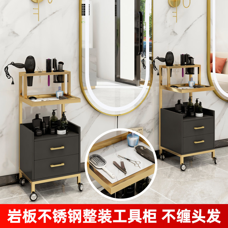 理发店工具台小柜子美发推车杠车烫染工具车发廊专用工具柜置物架