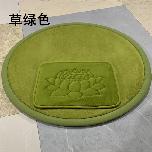 加厚宽边打坐垫禅修垫冥想垫宝宝防摔垫拜垫拜佛垫