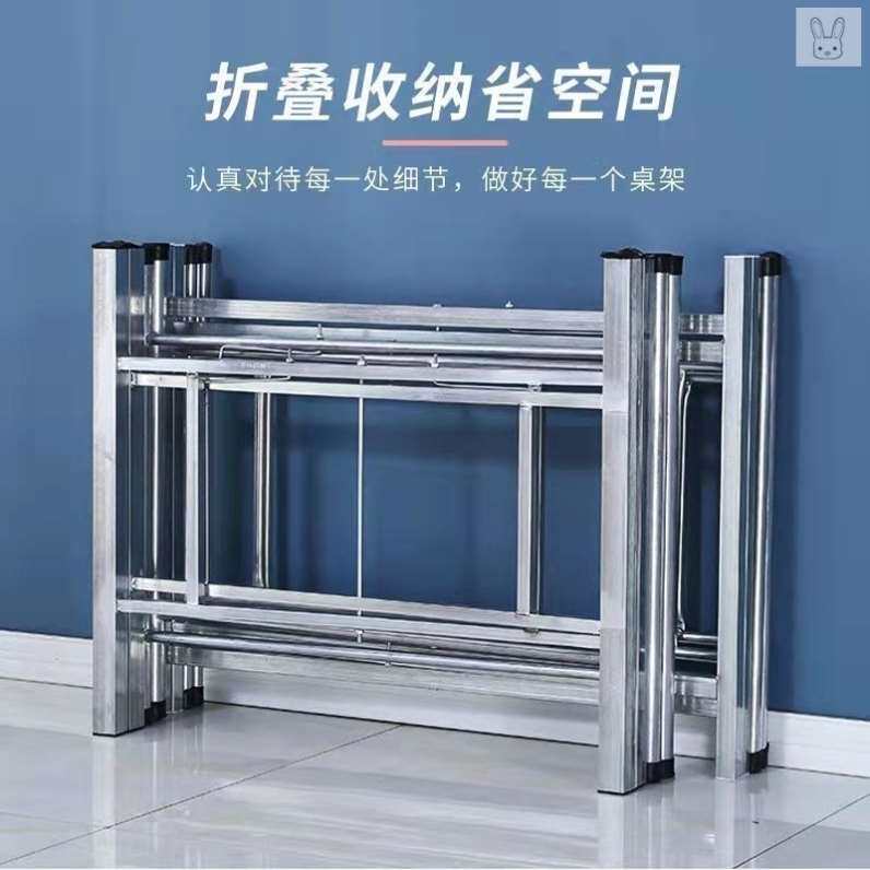 圆桌底座支架玻璃简易大圆桌架可折叠铁艺桌腿餐桌伸缩桌架脚架定
