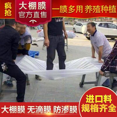 大棚膜透明加厚塑料薄膜塑料布无滴膜po膜黑白膜防渗膜地膜农用膜