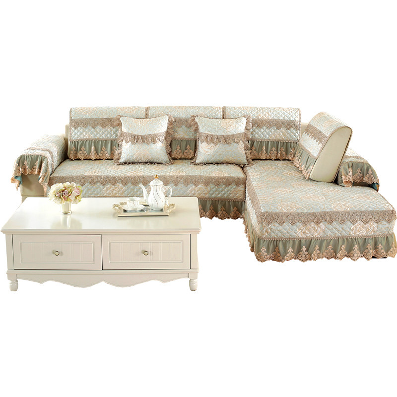 欧式沙发垫四季通用坐垫简约沙发套罩全包万能套防滑U型组合定制