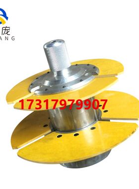 电线成圈机打饼头 电缆快速换盘器线缆打盘头成圈机配件收卷盘