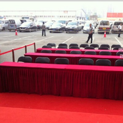 定制活动办公会议桌布台布金丝绒绒布布套长方形商务桌裙桌套桌罩