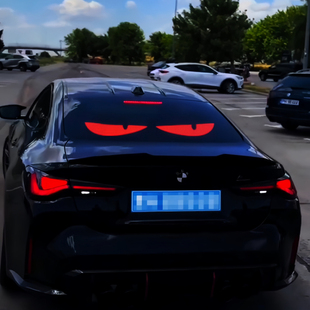 ‘会动的车贴’智能车贴车载广告屏APP蓝牙全彩LED柔性显示屏软屏