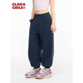 Free Series女童瑜伽运动卫裤 松弛感灯笼裤 claragirls 26春束脚裤