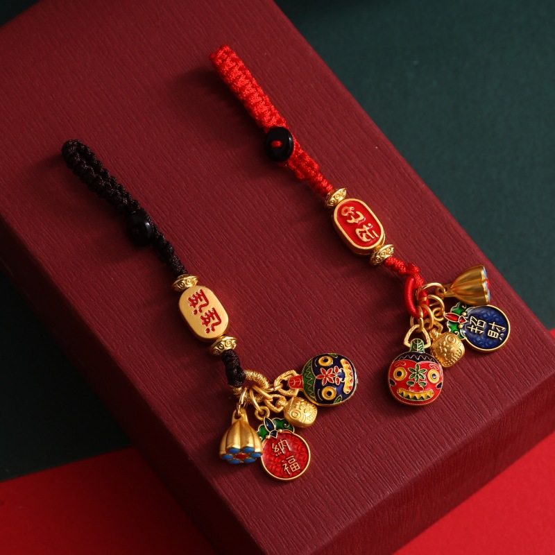 手机链挂饰好运连连古法金吞金招财钥匙扣钥匙链手机挂件挂饰国潮,节庆用品/礼品,手机链,淘宝优惠券,粉丝福利购,淘宝优惠卷