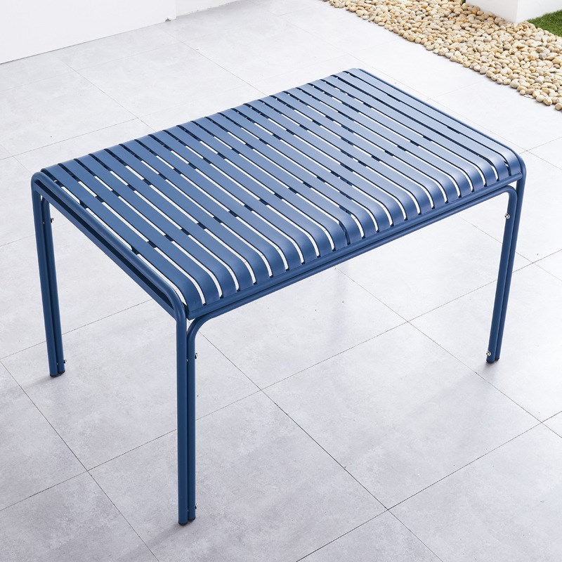 户外休闲椅子庭院阳台铁艺靠背椅家用简约阳台桌椅彩色铸铝小椅子