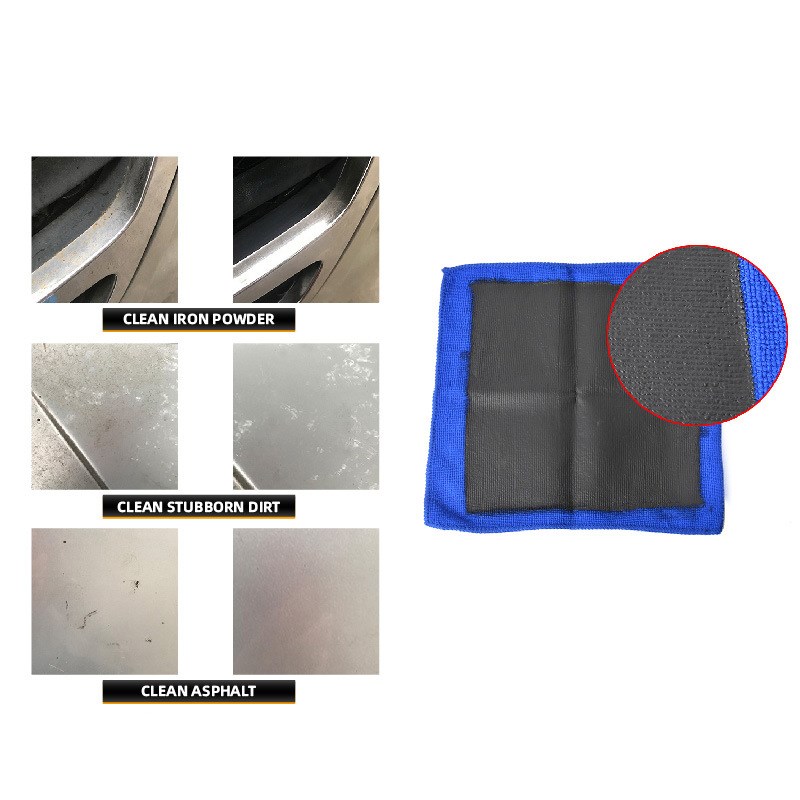 厂价磨泥布毛巾擦车火山泥汽车美容洗车工具去污清洁布氧化层粘土