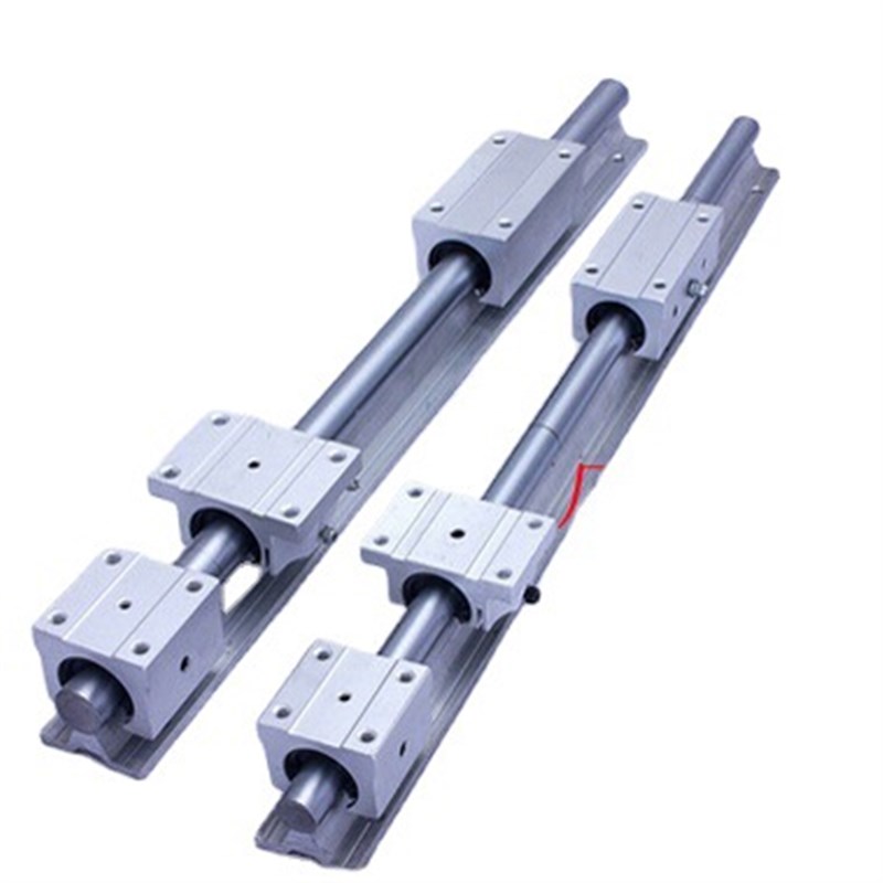 光轴镀铬圆形支撑带坐导轨SR30*4000可任意长圆柱导轨直线导轨