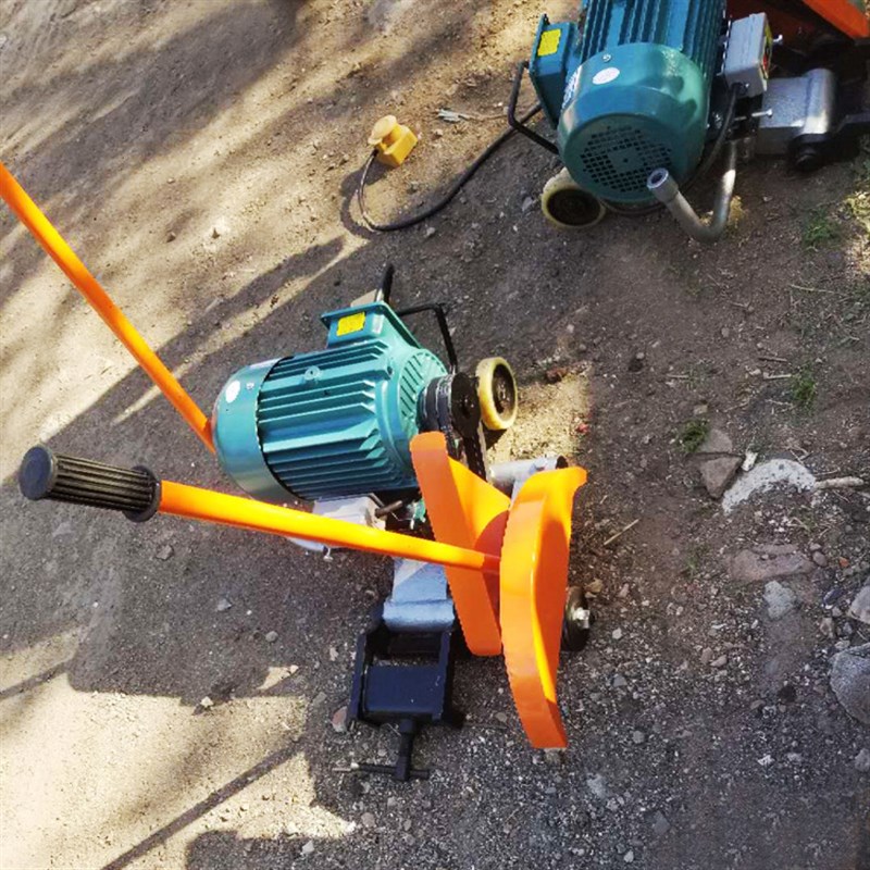 导轨切断器电动 铁路工务专用切割电锯 380V双摆式铁轨断轨机