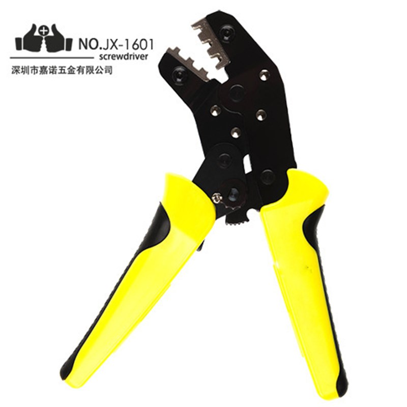 多规格棘轮式裸端子压接钳 插簧压线钳 绝缘端子钳冷压钳