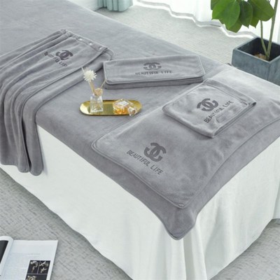 速发院毛巾店巾浴巾吸汗巾巾发巾理发枕毛干隔脏毛巾logo