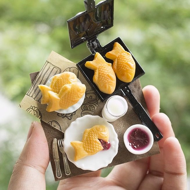 原创软陶黏土日本特色小吃鲷鱼烧冰箱贴食玩旅游纪念收藏微缩,节庆用品/礼品,文化创意冰箱贴,淘宝优惠券,粉丝福利购,淘宝优惠卷