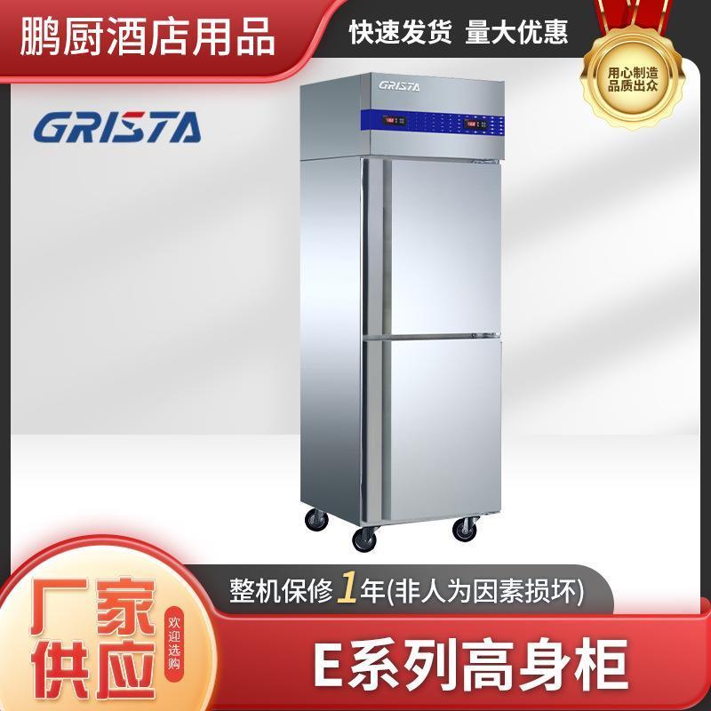 格林斯达E款冷柜冷藏柜冰箱Q500E2高身立式商用不锈钢冰柜