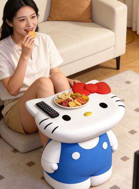 HelloKitty超大落地床头柜摆件