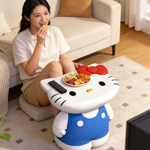 HelloKitty超大落地床头柜摆件多功能茶几家居装饰卡通桌子换鞋凳