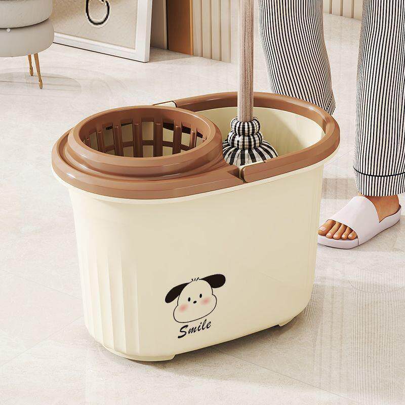 家用手压拖把桶带滑轮加厚旋转挤水桶墩布清洁桶老式长方形拖厂家