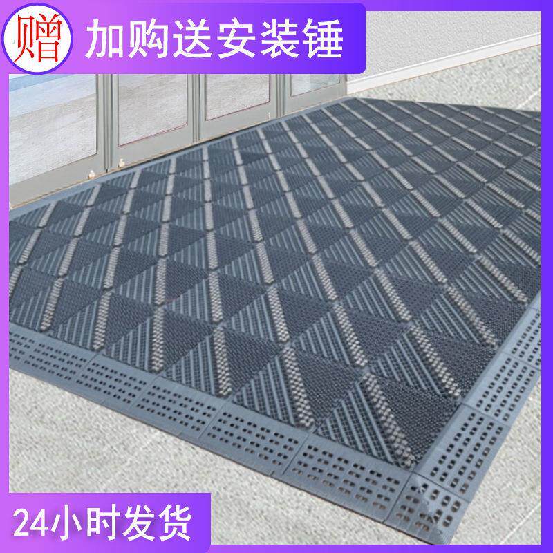 户外防水防滑地垫 进门刮泥脚垫几何图案商用门垫