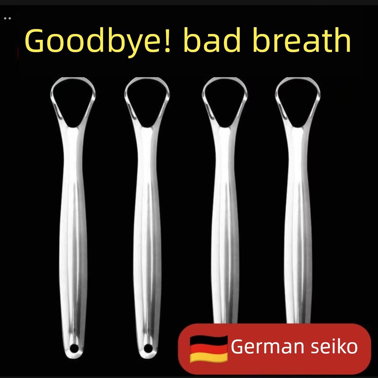 不锈钢刮舌器舌苔刷除口臭神器成人清洁舌苔器口腔清洁工具刮舌板