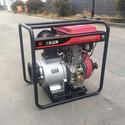 防汛排涝6寸便携式柴油机抽水泵移动式柴油抽水机150mm自吸式水泵