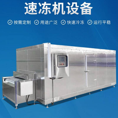水果蔬菜肉类大型冷库包子水饺面食冷冻柜超低温速冻机食品速冻机