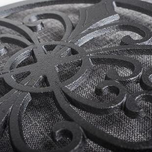 铸铁锅配套垫餐垫花盆底架一体铸造金属材质桌面餐桌防烫隔热垫子