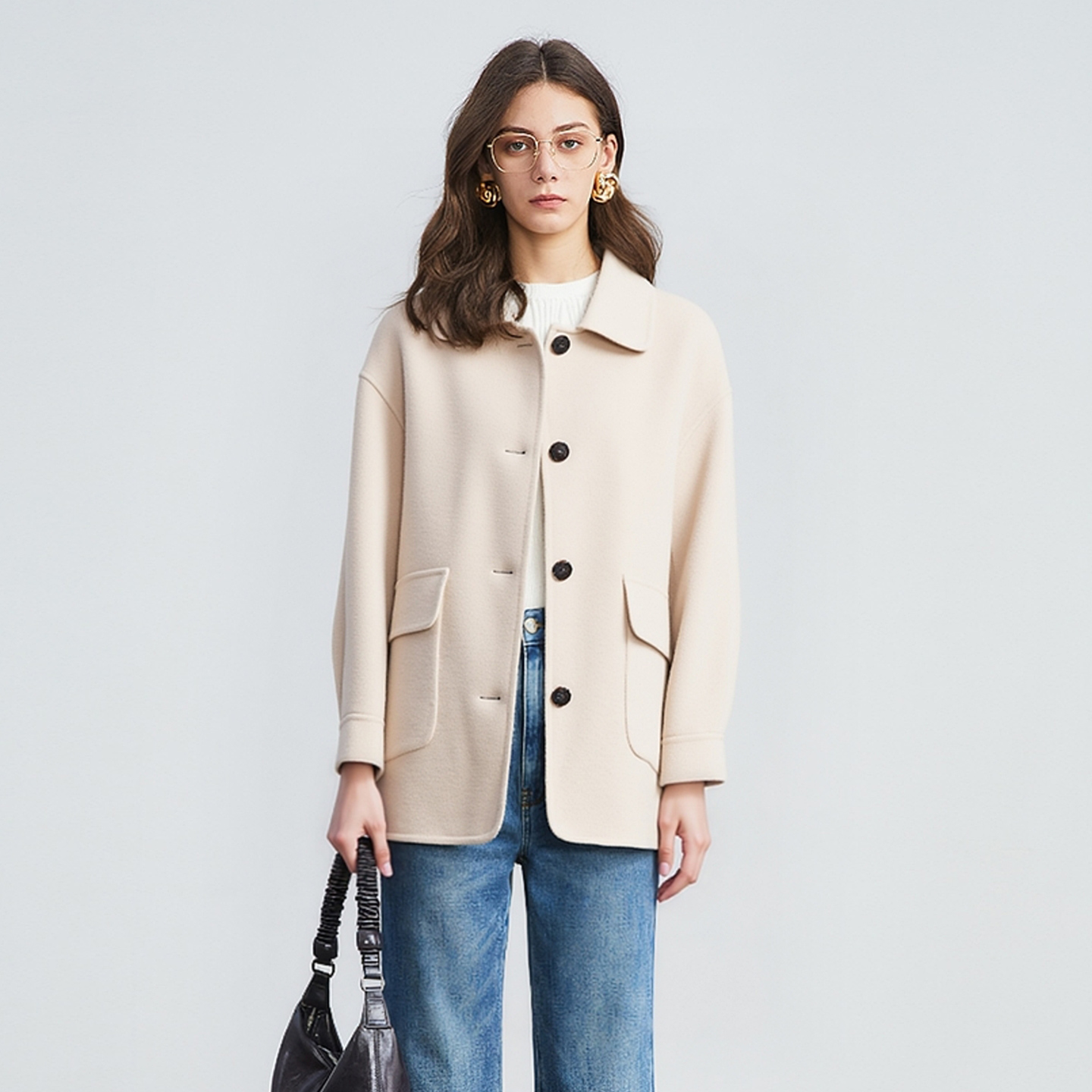 【超能小太阳严选】姚领女装新款冬季大衣861M40089