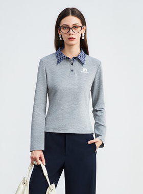 姚领YAOLY灰色上衣830M41583