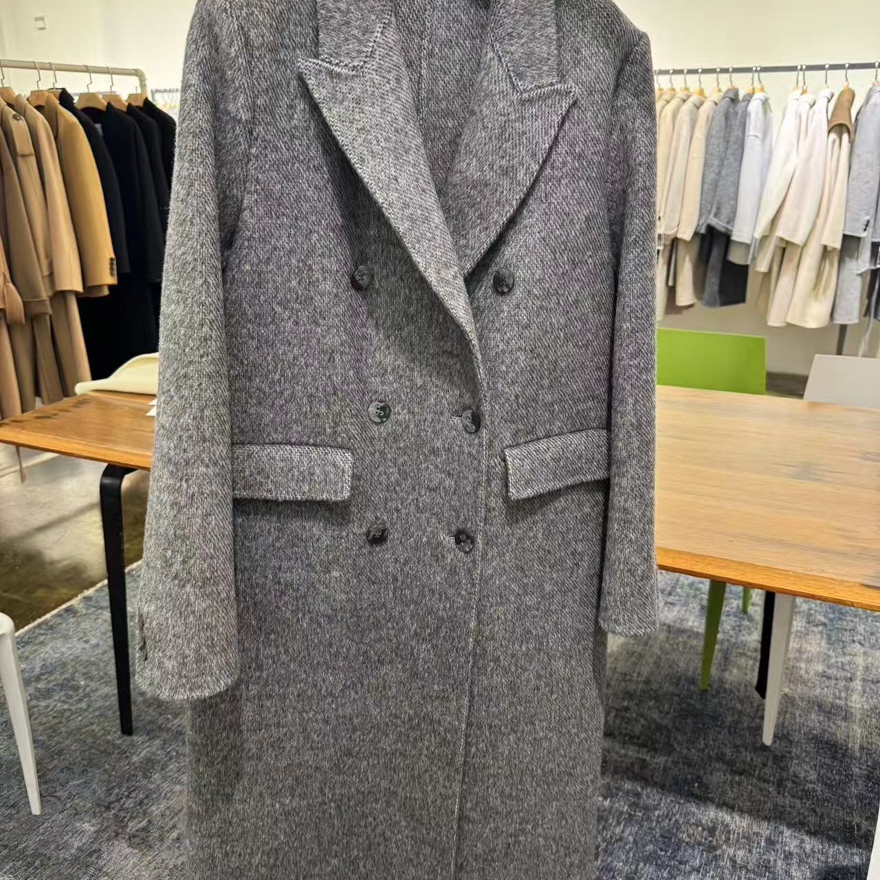 【超能小太阳严选】姚领女装新品冬季毛呢外套大衣861M40509