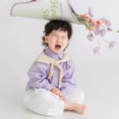 儿童男女童日系宽松摄影服装 亲肤长袖 衬衫 套装 衣服潮 休闲长裤 韩版