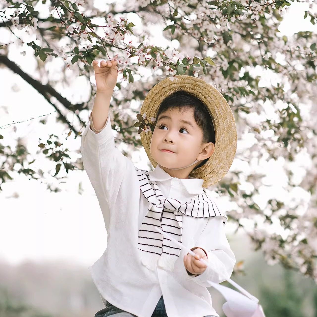 韩版儿童男女童宝宝宽松摄影服装衬衫休闲长裤套装韩版长袖白色潮