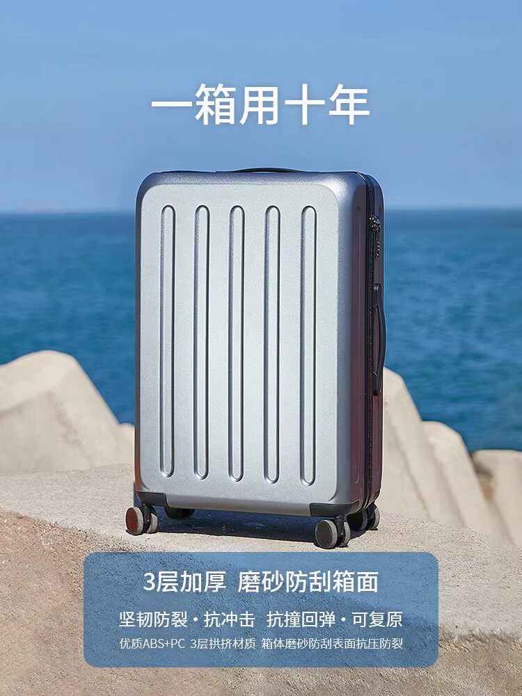 Электрический новогодний прочный чемодан Xiaomi 2025, новый 20-дюймовый посадочный чемодан-тележка, взрывозащищенный чехол на молнии Изображение 1