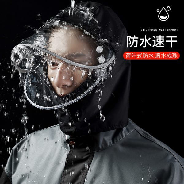 雨衣雨裤套装男女款防暴雨电动车摩托车分体反光加厚耐磨外卖骑手