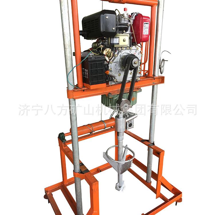 家庭吃水井用柴油打井机参数 小型汽油柴油可折叠龙门架水井钻机