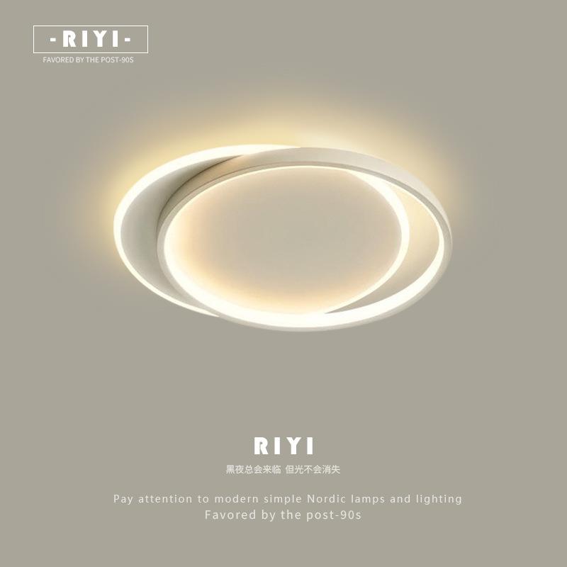 2025年新款LED主卧室灯北欧房间书房圆形极简现代简约客厅吸顶灯