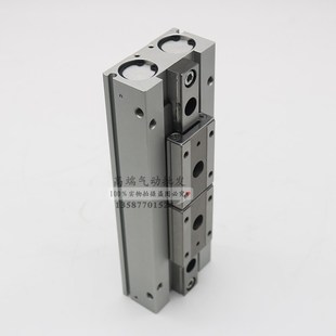 16D 12D 20D D1R薄型气 SMC型滑台平行夹手指气缸nMHF2