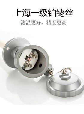 。S型铂铑热电偶WRP-130/230耐高温刚玉管0-1600度Z温度传感器