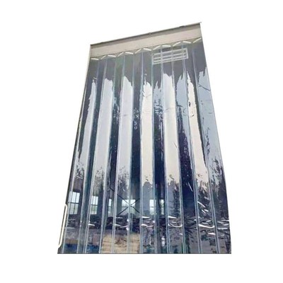 透明帘 折叠滑动门帘pvc推拉帘隔水F防尘空调挡风滑动软门帘PVC
