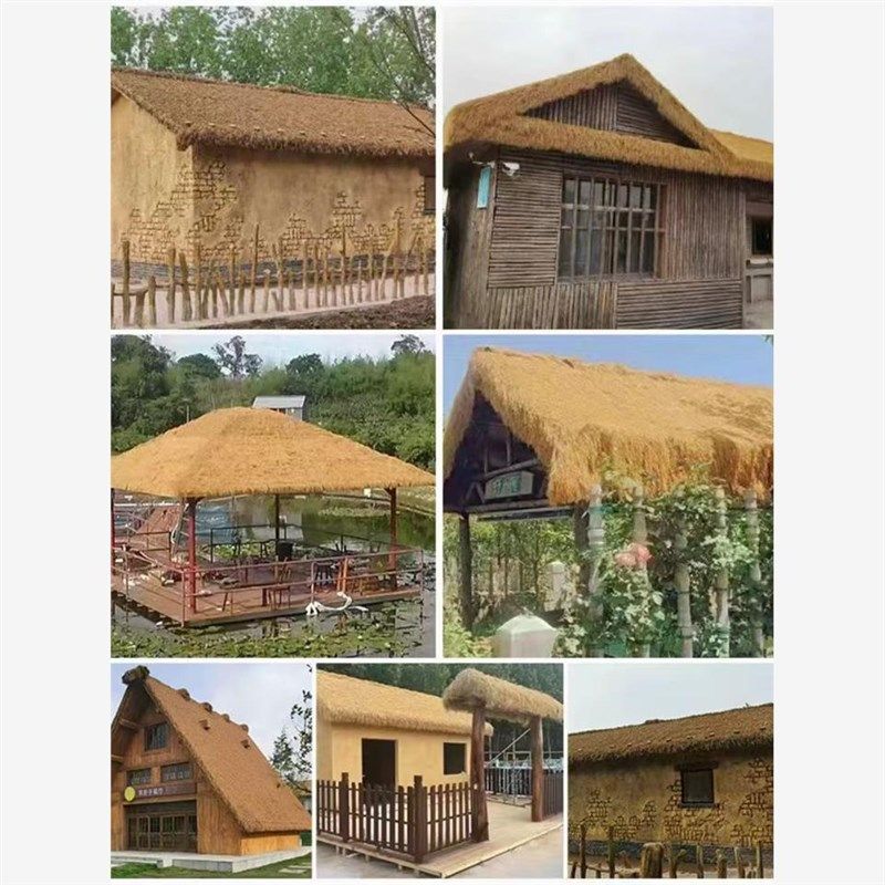 仿真茅草毛草塑料屋顶稻草凉亭农家乐户外民宿景R区庭院地毯式装,基础建材,仿真茅草,淘宝优惠券,粉丝福利购,淘宝优惠卷