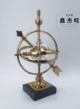 欧式水晶玻璃f地球仪摆件家居饰品创意客厅书房酒柜办公室桌面摆