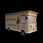 电动四轮服装 车美甲美睫理发快剪店车H多功能移动摆摊售货车移动