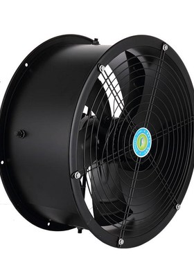 新款低噪音外转子轴流风机38v0v管道式厨房专用工业排风扇220v强