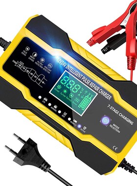 汽车电瓶充电f器 12V10A24V5A 12V充电器 摩托车 充电器